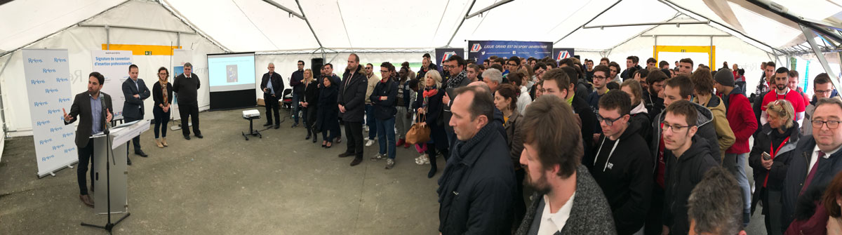 Photo de la remise des Prix lors du CUBE 2019 à Reims