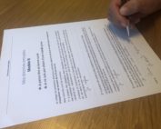 Signature des directives anticipées par Jérôme Adam